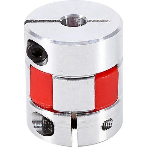 Accouplement flexible à arbre en prune de 6,35 mm x 10 mm pour codeurs de moteurs pas à pas CNC