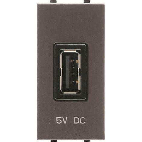 Zenit Prise De Recharge Usb 1 Module-Anthracite 2CLA218500N1801 ABB N2185AN