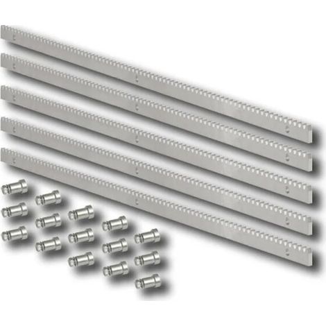 Crémaillère module 4 en acier galvanisé 30x12 - 5 mètres - crem30x12 5 (1/2)