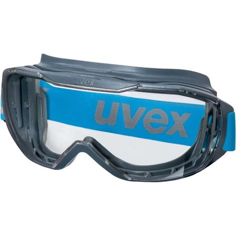 Occhiali a mascherina compatibili con occhiali da vista, campo visivo ottimizzato UV400 UVEX MEGASONIC Blu Unico (1/5)