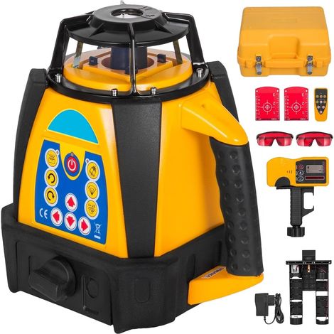 Kit de niveau rotatif à 360 degrés for dispositif de nivellement rouge, outils de construction d'instruments de mesure de plage de 500 m à nivellement automatique numérique ( Color : Red Beam , Size : (1/5)