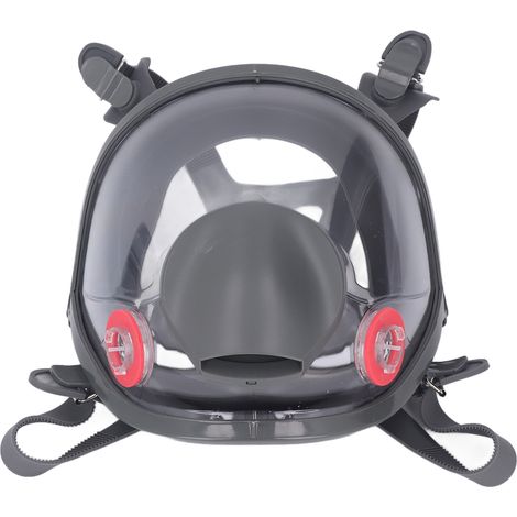 Masque respiratoire intégral réutilisable 6800, protection professionnelle pour travaux extérieurs : peinture, soudage, industrie ferroviaire. (1/5)