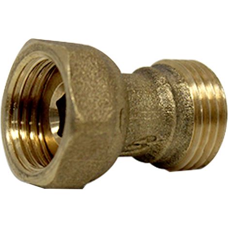 Rallonge Droite (Compteur) 1/2'' Mâle - écrou prisonnier Femelle 1/2" (1/3)