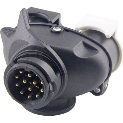 Adaptateur de prise de remorque 13 broches vers 7 broches – Conversion double prise compatible avec tous les attelages (1/5)