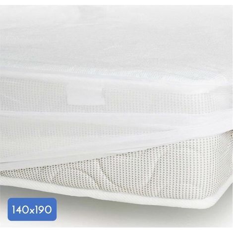 Protege-matelas - 140 x 190 cm x 25 cm - 100% Coton - 170 G/M2 - LOVELY HOME (1/4)