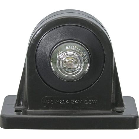 LED-Positionsleuchte, rechts, 12/24 V rot/transparent, Schraubanschluss Waś 1400300040 (1/5)