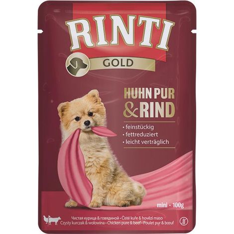 Rinti  Gold Mini  100g Beutel - Huhn und Rind 100g