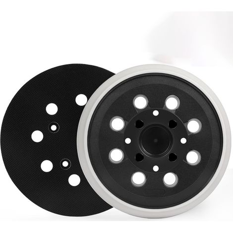 Disque Abrasif - 125 mm - 8 Trous - Pour Ponceuses Excentriques - Compatible Avec Modèles À Aspiration - 2 Pièces