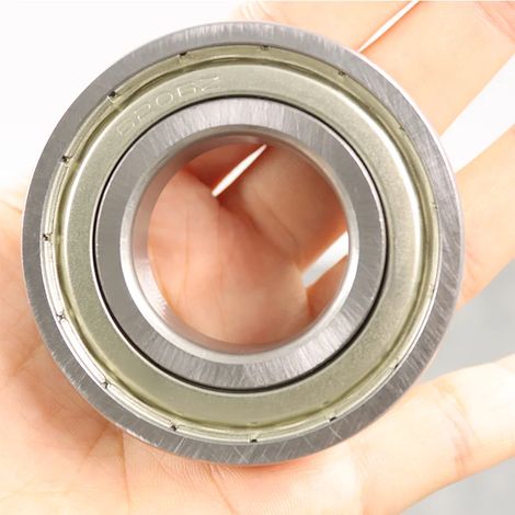 Roulement à billes à gorge profonde (ZZ ( Couvercle en fer, 6203 ID17X40X12mm) en acier à haute teneur en carbone pour motos et véhicules électriques (1/4)