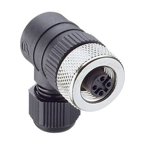 Lumberg Automation 108659 Connettore non confezionato per sensore o attuatore M12 Giunto angolare Numero di poli: 5 1 p