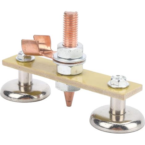 Support de soudage magnétique, tête de soudage magnétique de 4 mm, pince de soudage magnétique pour fixation sur poteaux métalliques, poteaux, balustrades ou tables de soudage