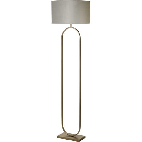 Lampadaire Modish bronze avec capuchon gris - EU95102GY