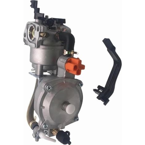 Piezas de motor con carburador para generador GX160 con 2 estranguladores manuales y carburador de combustible dual. (1/5)