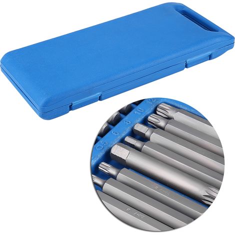Set de 40 embouts douille Torx en étoile, cliquet 1/2 et 3/8 pouce, kit outillage complet (1/5)
