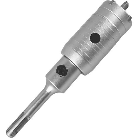 L&H-Cfcahl – Scie à cloche trépan béton 40mm – Adaptateur SDS Plus 200mm – Foret hélicoïdal – Pour perçage béton, briques et ciment