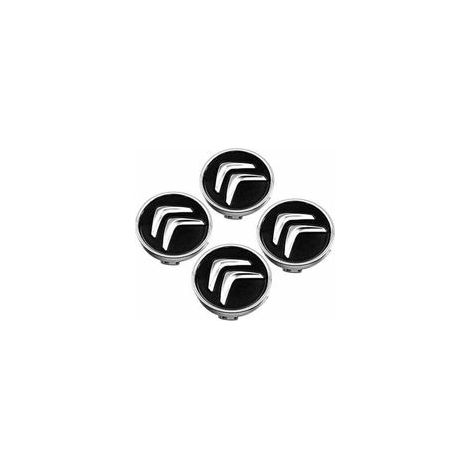 4 Pièces Cache-Moyeu pour Citroen C4 Picasso C3 Berlingo C5 X7 C2 C1 Ds3 ZX Xsara C8 DS DS4 60MM, Capuchons de Centre Jante avec Badge, Voiture Enjoliveurs de Roué D'emblème Accessoires (1/5)