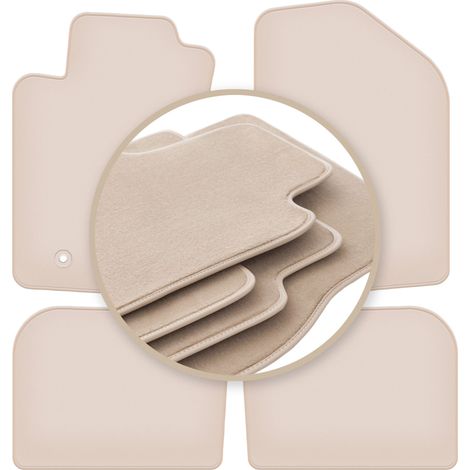Tapis beiges PREMIUM pour : Toyota Avensis II T25 break, liftback, berline 2003-2009 (1/5)