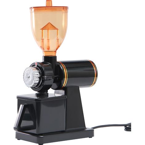 Moulin à Café Électrique Semi-Automatique Type Siphon, pour Usage Domestique et Commercial, Noir 220V Prise UE (1/5)