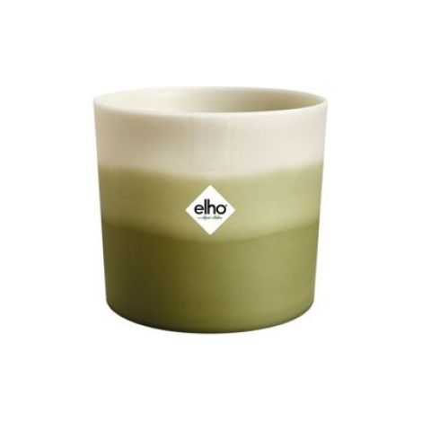 Pot - Elho Bv - Dégradé de couleurs - Vert - D.18 cm - Plastique recyclé (1/4)