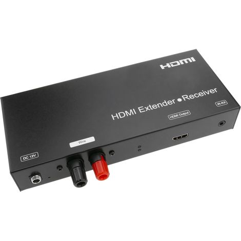 BeMatik - Extender Extender HDMI FullHD 1080p via un câble 2 fils à 3800 m. Module récepteur (1/5)
