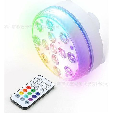 Accessoire d'éclairage pour spa Lay-Z-Spa : 7 lampes LED subaquatiques de couleurs différentes-AquaForge (1/5)