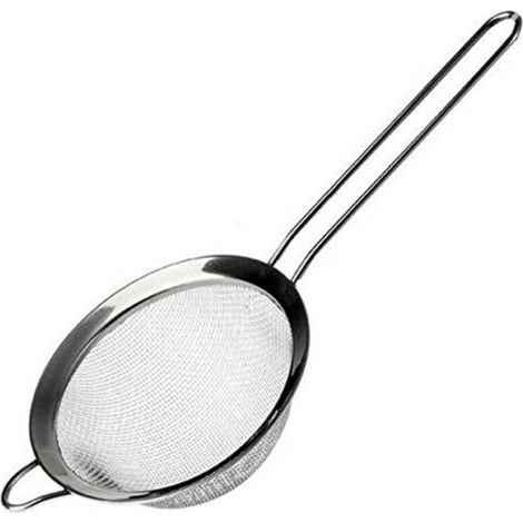 Passoire En Acier Inoxydable Diamètre 12 Cm Suspendre Les Jus Argenté