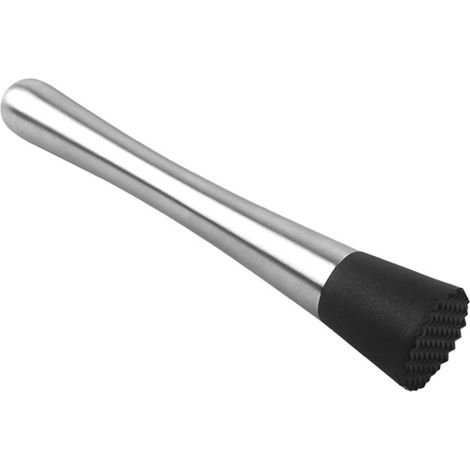 Pilon de bar de cuisine en acier inoxydable avec poignée confortable, pilon multifonctionnel pour cocktails et boissons, accessoires de bar à domicile (1/5)