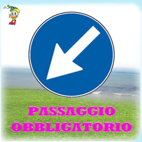 Segnale Passaggio Obbligatorio Figura 82 - Art.122 Ø cm. 60 (1/2)