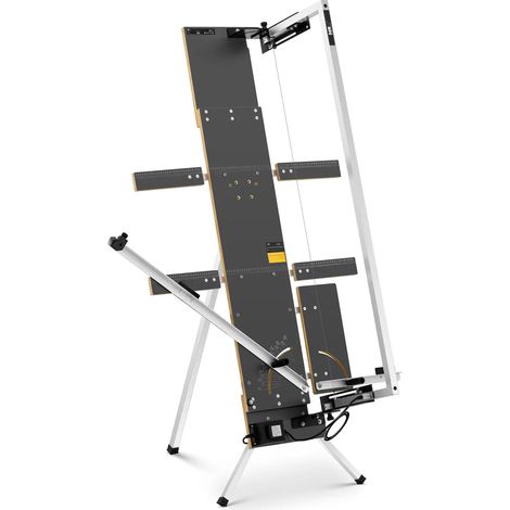 Découpe polystyrène 200 watts 1 300 mm / 330 mm sur pied surface d'appui aluminium noir