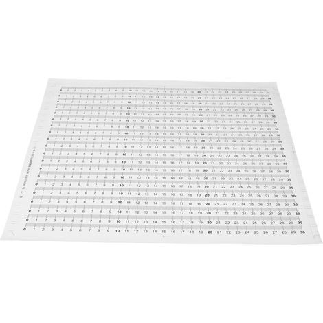 Règles adhésives autocollantes, lot de 20, règle mesure (1/5)