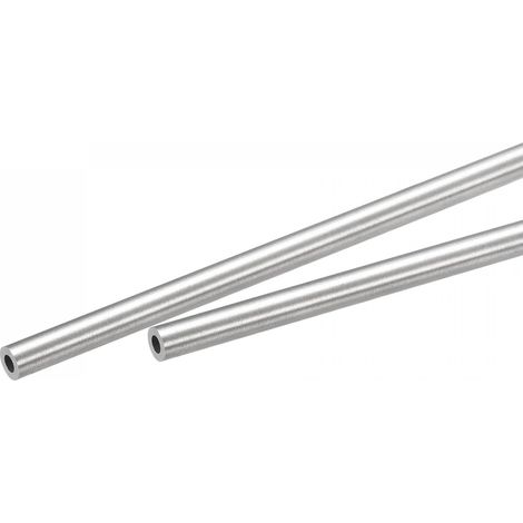 Sourcing map 2 pièces Tube en acier inoxydable 316, diamètre extérieur 3 mm, rond droit sans (1/5)