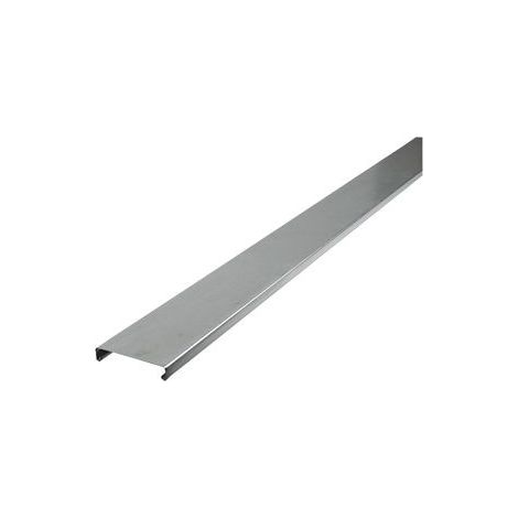 Couvercle 60 x 200 mm 2 m acier, galvanisé en bande