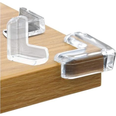 12pcs Protection Coin de Table,Protecteur d'angle de Meuble Transparent,Fort Protege Coin de Table kids Kits pour Tables et Coins (1/4)