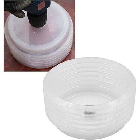 Dust Cover for Drill, Electric Hammer Dust Collector, Hole Saw Accessories, Sealing Drill Dust Collector for Power Tools for Bi-metal/Glass Hole Saws (1/5)