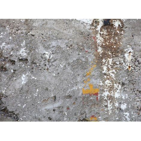 Papier peint panoramique pour style industriel Tapisserie panoramique imitation béton Papier peint panoramique gris, noir et blanc (1/4)