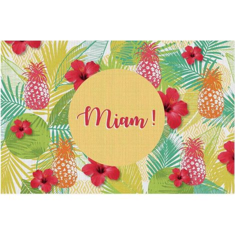 Set de table Miam gourmand ananas
