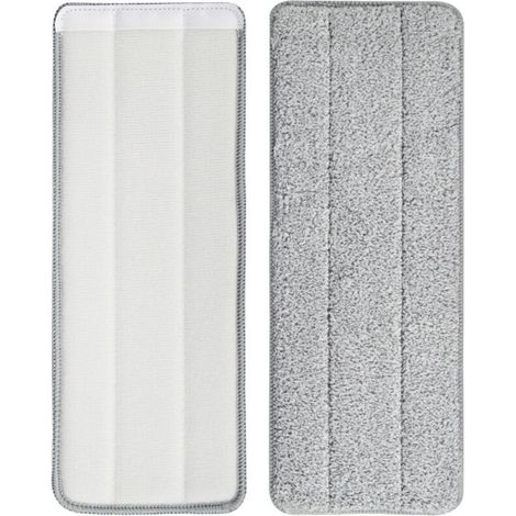 2pcs Tête de serpillière tissu de remplacement tissu de serpillière adhésif plancher en bois domestique carrelage de céramique plancher de serpillière paresseux-DOU