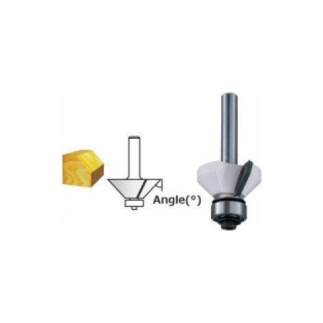 MAKITA Facetten-/Kantenfräser mit Lagerschaft 6 mm, 22,2x12,7x56 mm D-48664