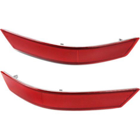 Lentille de RéFlecteur de LumièRe Rouge pour Pare-Chocs ArrièRe pour Classe ML W164 ML320 ML350 ML 5501648200374 1648201574 (1/5)