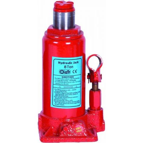 GATO HIDRÁULICO DE BOTELLA 8 TONELADAS DE CARGA G80104 - MAXIMA