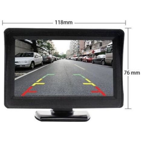 Caméra de recul avec écran LCD 4,3 pouces, adaptée pour camping, voitures, camions, fourgonnettes, pick-ups et camping-cars (1/4)