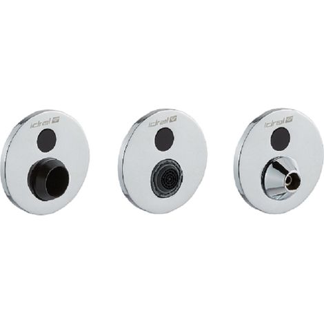 4ALL-Waschtisch-Set, komplett mit Wasserspender, Seifenspender und netzbetriebenem Händetrockner - Idral
