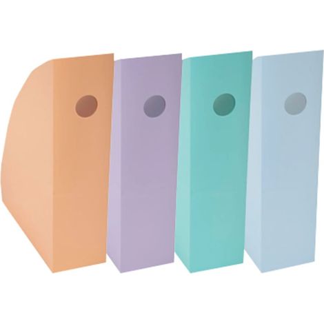Exacompta 18296SETD portariviste Polistirene (PS) Corallo, Azzurro, Verde chiaro, Mauve (1/5)