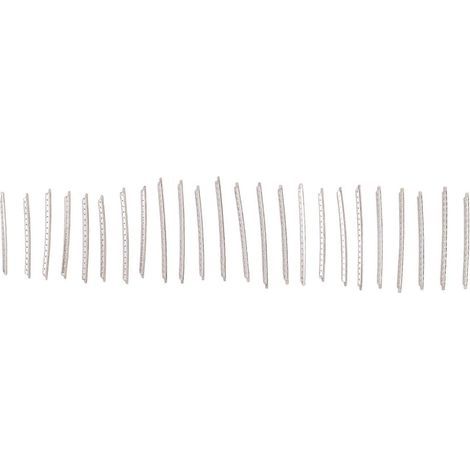 Jeu de frettes argentées pour guitare électro-acoustique 24 frettes, 2,2 mm