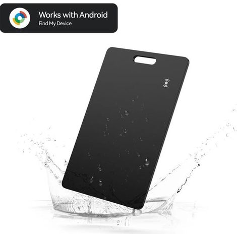 Traceur GPS Android – Rechargeable sans fil – Étiquette portefeuille intelligente – Sans abonnement – Résistant à l'eau et compatible avec tous les téléphones Android (1/5)