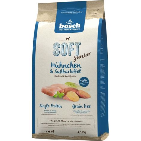 Bosch HPC Soft Junior Hühnchen & Süßkartoffel 1 kg Trockenfutter