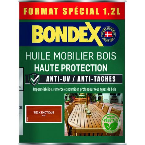 Aceite de teca para madera de alta protección 1.2 litros - Bondex