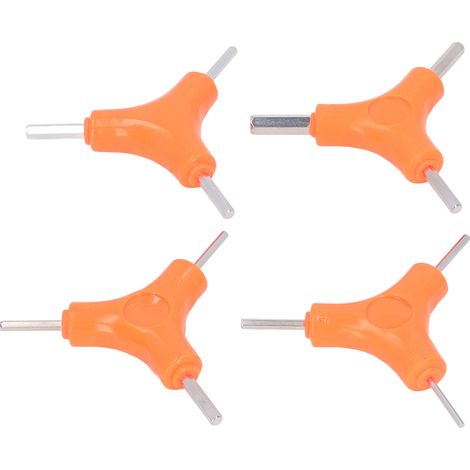 Outil de vélo en Y (lot de 4) : clé hexagonale en Y à 3 voies, portable et pratique pour l'entretien. (1/5)