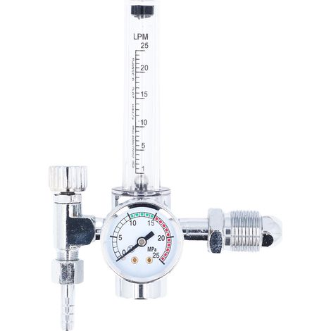 Régulateur de pression d'argon avec manomètre, réducteur de pression d'argon et de CO2 pour soudage, filetage mâle G5/8, plage de pression 0-25 MPa (1/5)