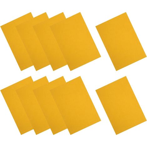 10 Pièces Tissu en Flanelle Jaune Auto-adhésif Texture Velours pour Boîte de Rangement et Organiseur de Tiroir, pour Projets DIY, Protège Les Éraflures (1/5)